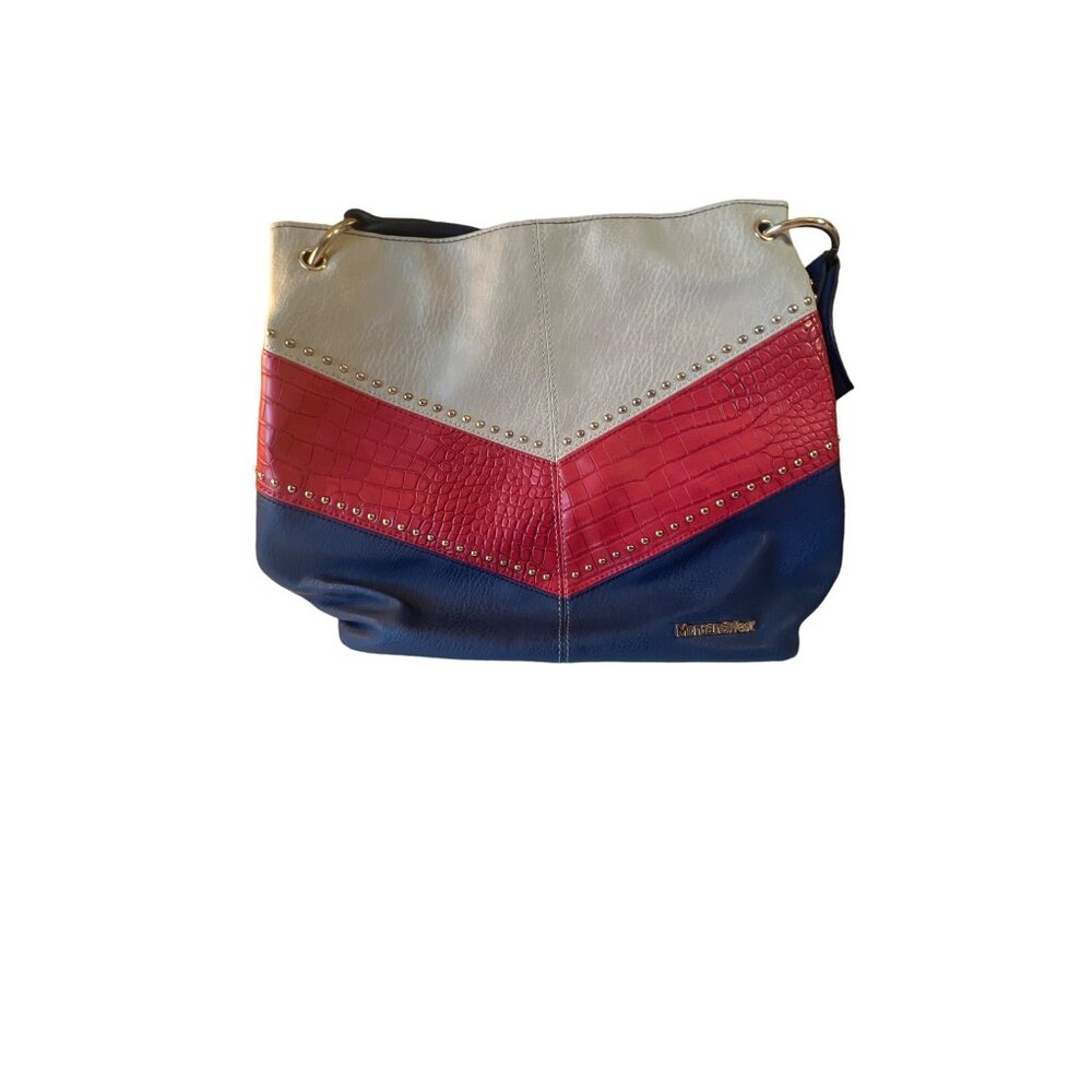 Montana West Leather 3 Tone‎ Shoulder Bag